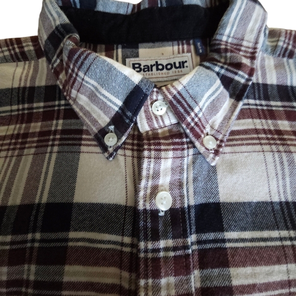 Barbour Mens Shieldton Tailored Button Down Shirt Size XXL - Picture 8 of 14